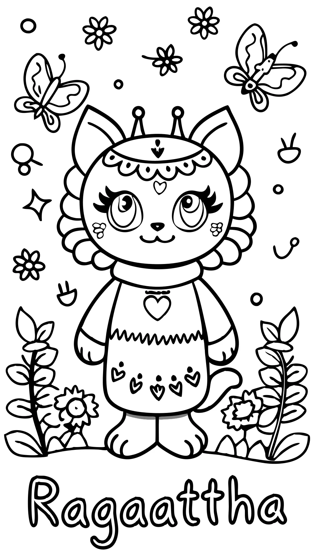 ragatha coloring pages